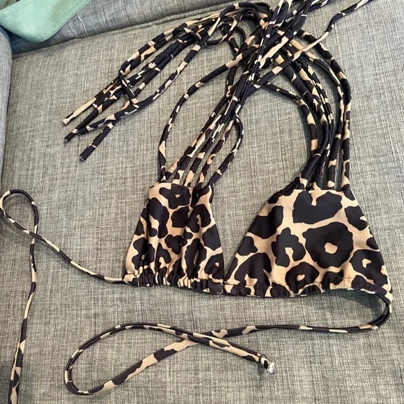 Stone Fox Swim Leopard Print Bikini - Picture 2 of 4